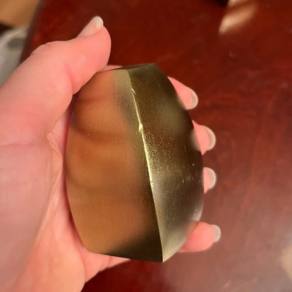 New! West Elm Modern gold salt and pepper shaker NIB